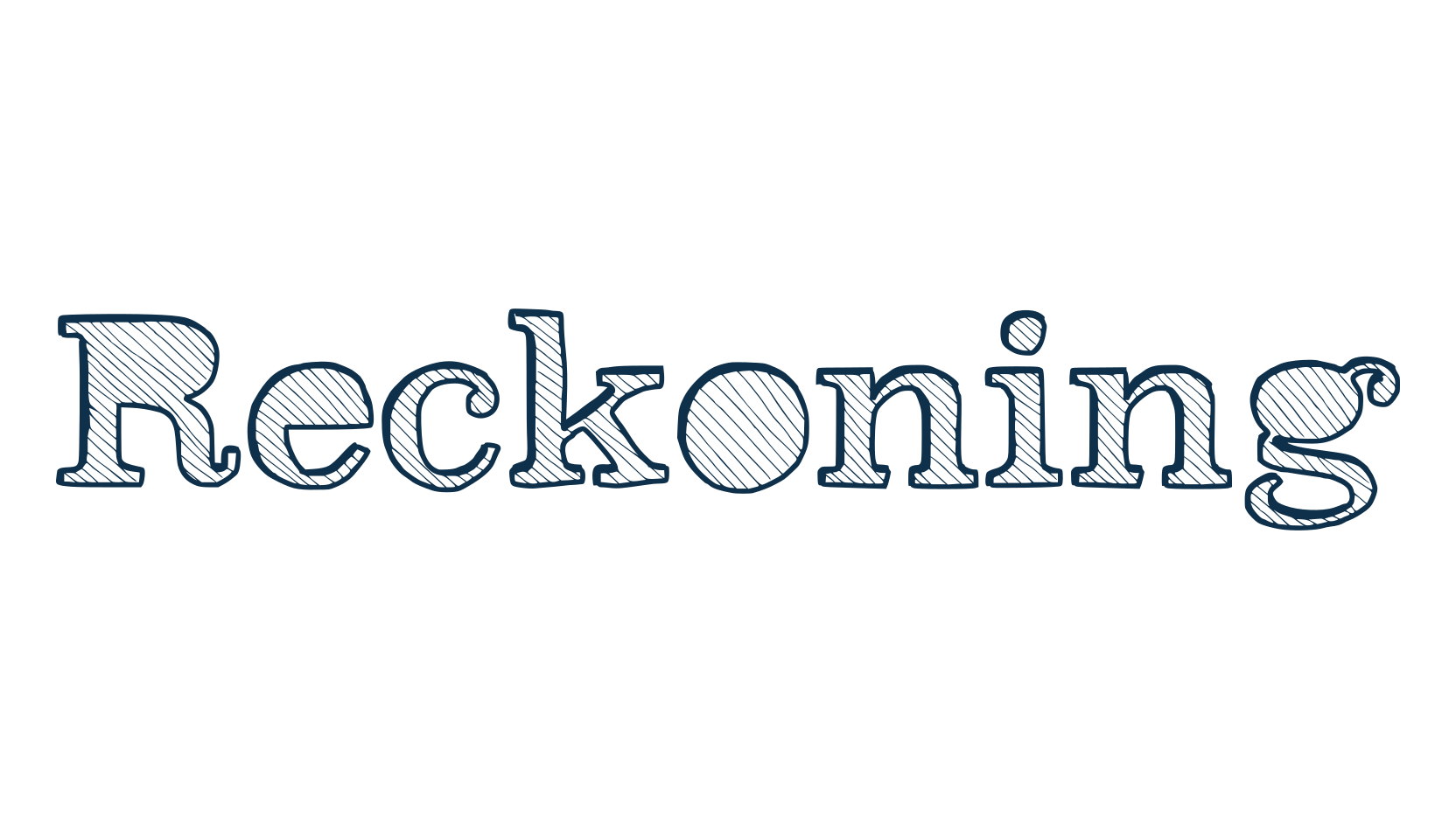 Reckoning, fancy various decorative font preview