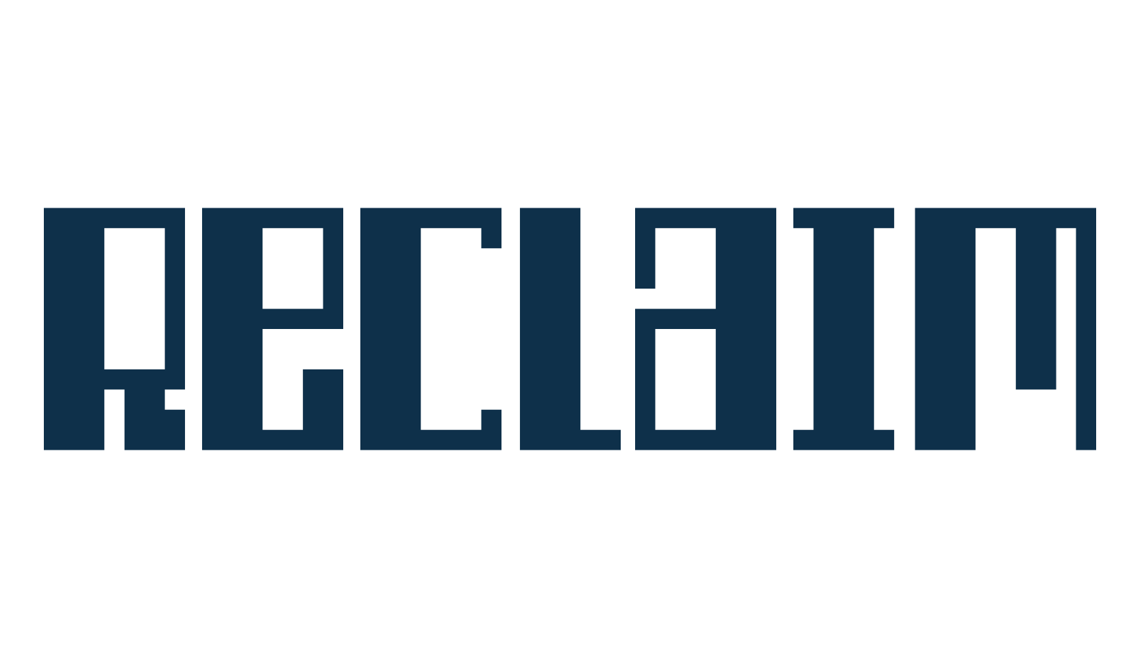 Reclaim, techno square sci-fi font preview