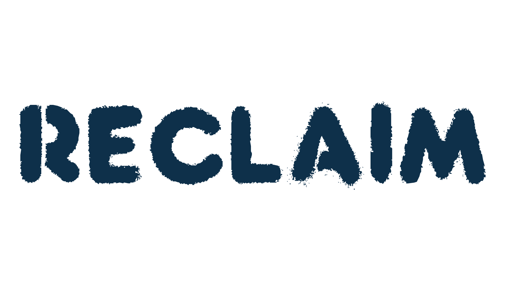 Reclaim (reclaim), stencil, army font preview