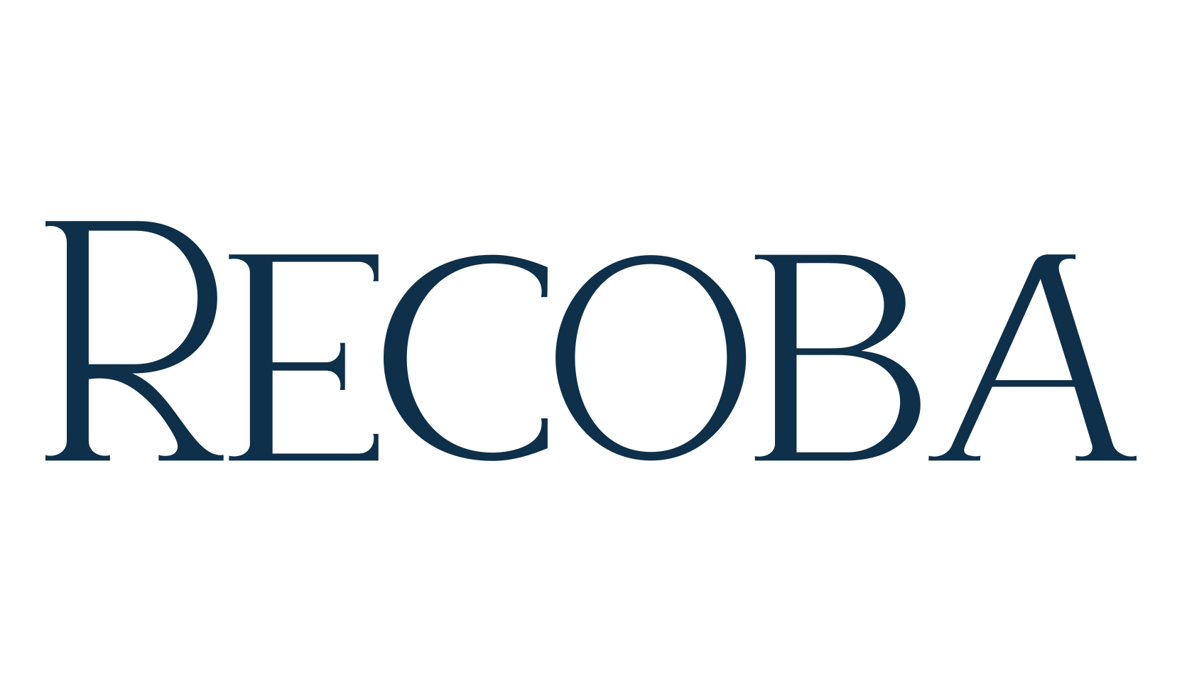 Recoba, basic serif font preview