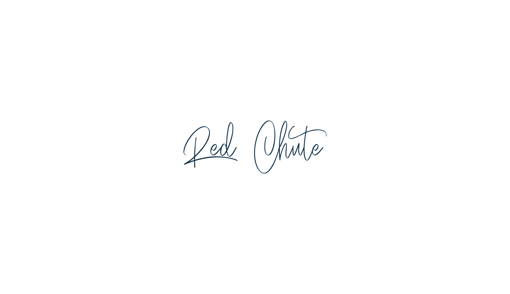Red Chute, script calligraphy fancy decorative font preview