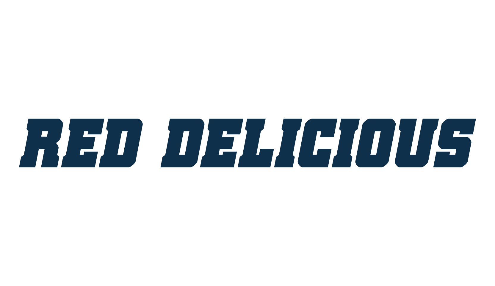Red Delicious, serif font preview