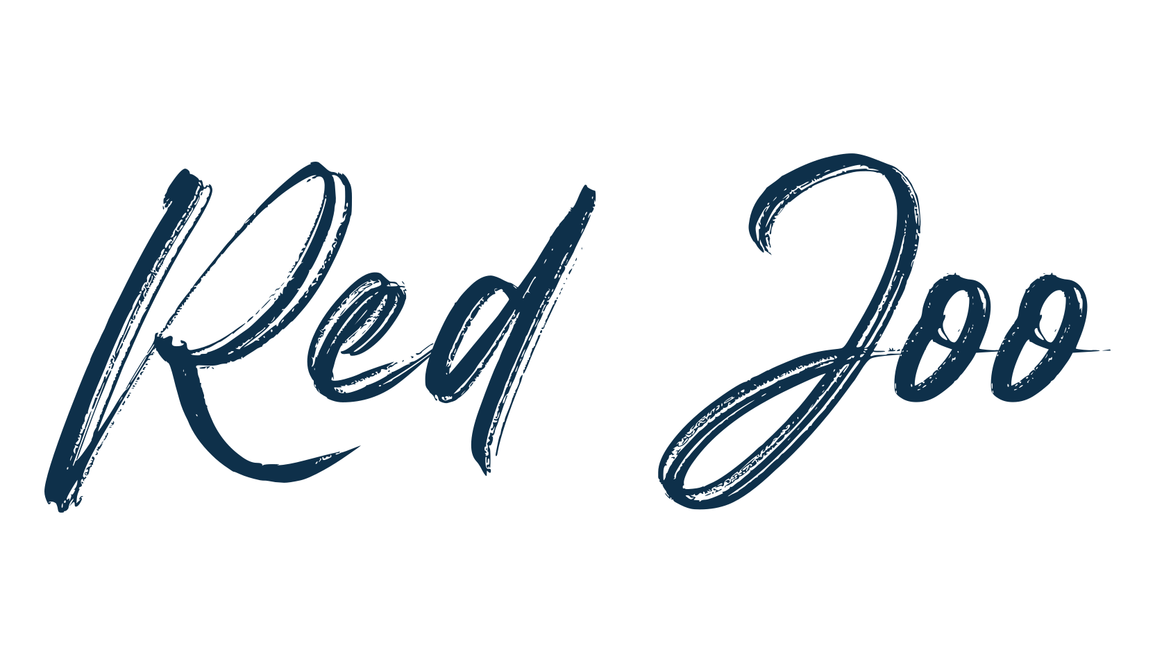 Red Joo, brush font preview