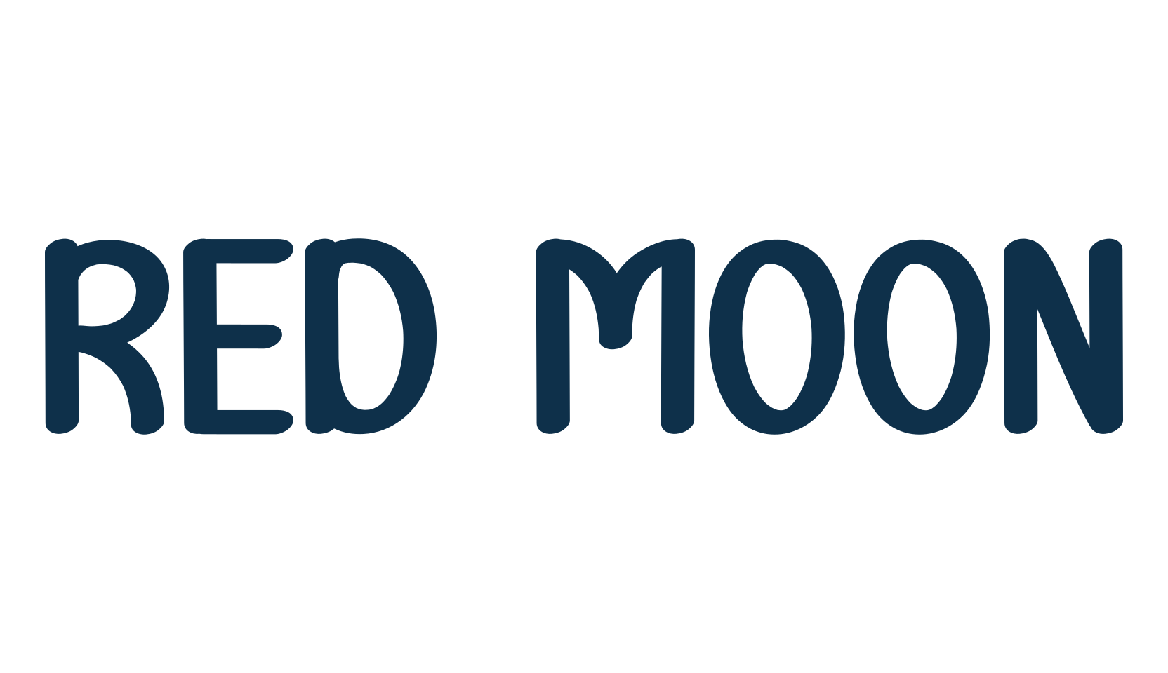 Red Moon, display market font preview