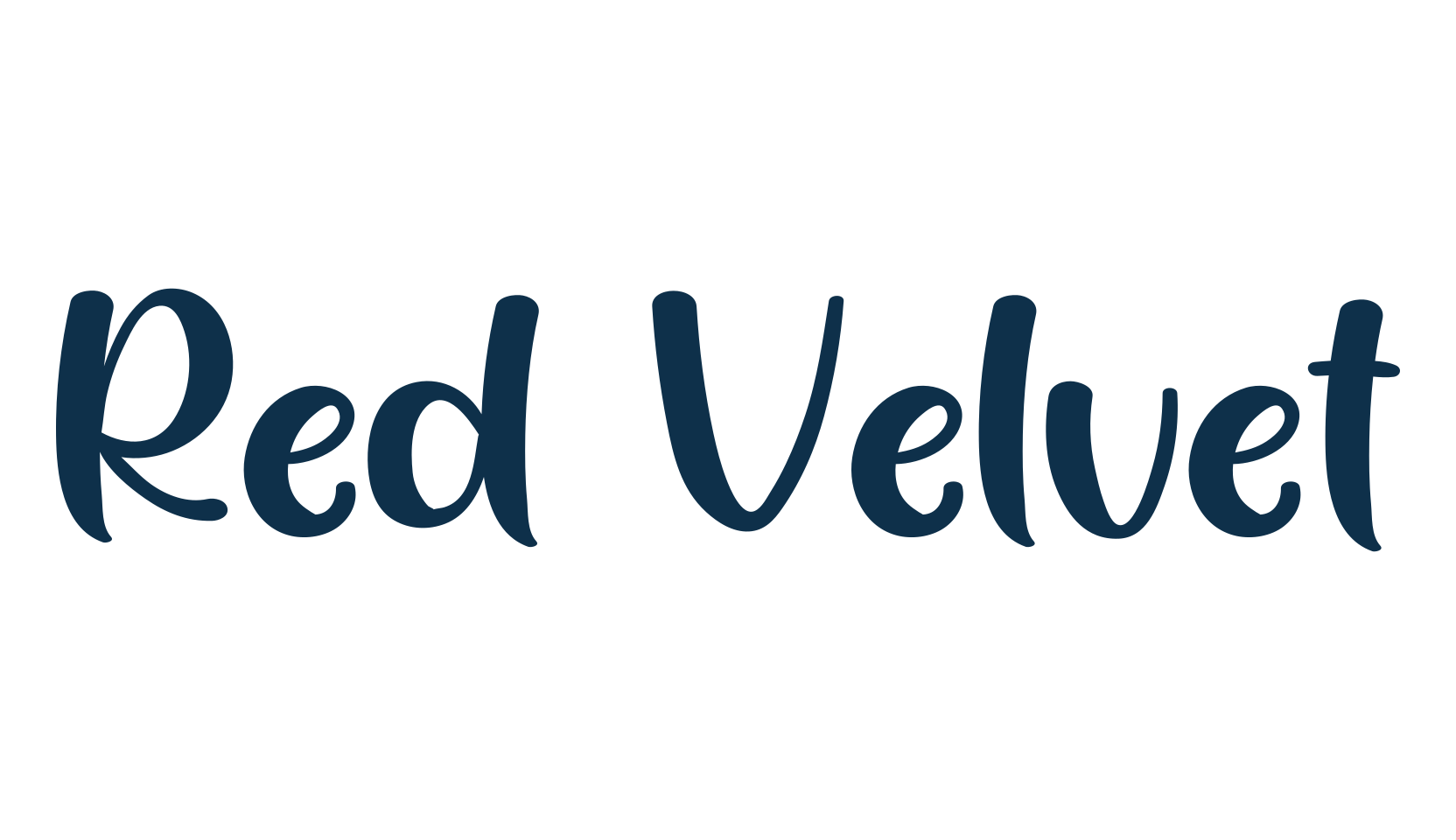 Red Velvet (red-velvet-3), display market font preview