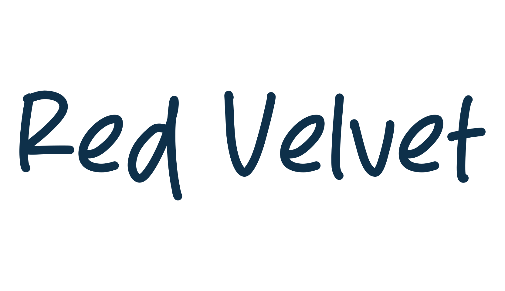 Red Velvet (red-velvet-5), script handwritten fancy decorative calligraphy font preview