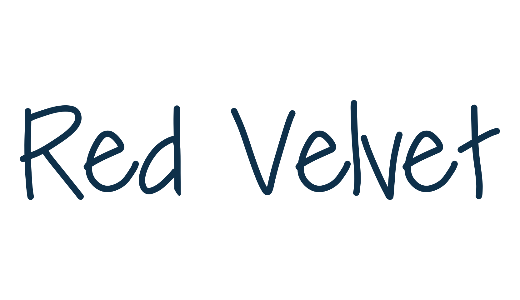 Red Velvet (red-velvet), script handwritten fancy decorative calligraphy font preview