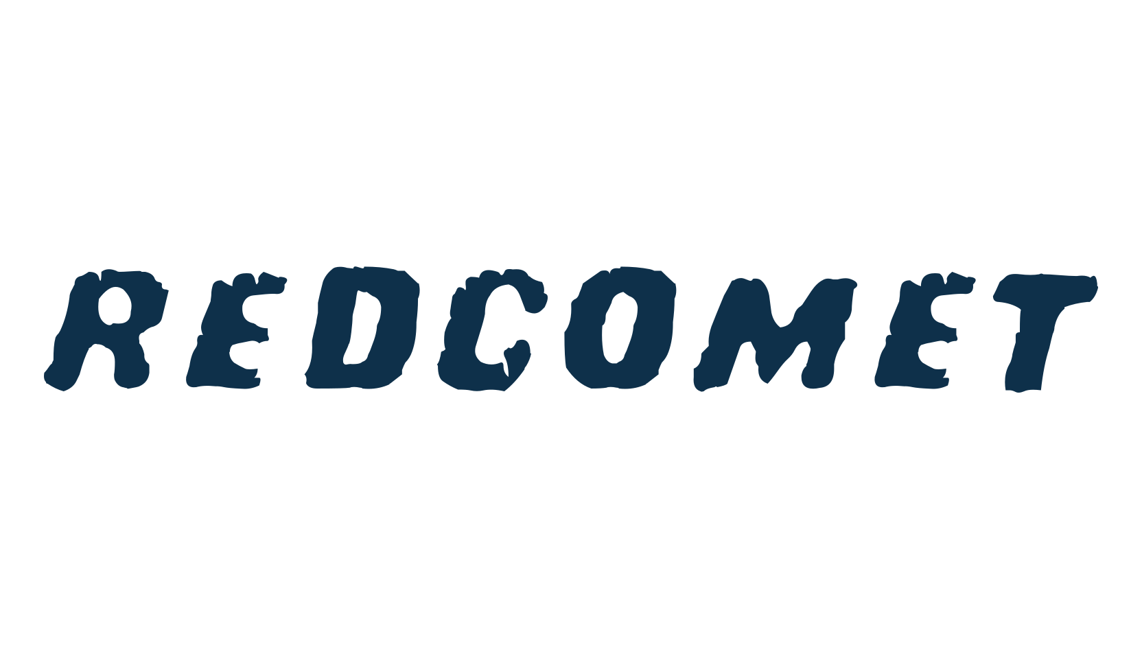 Redcomet, fancy eroded decorative font preview