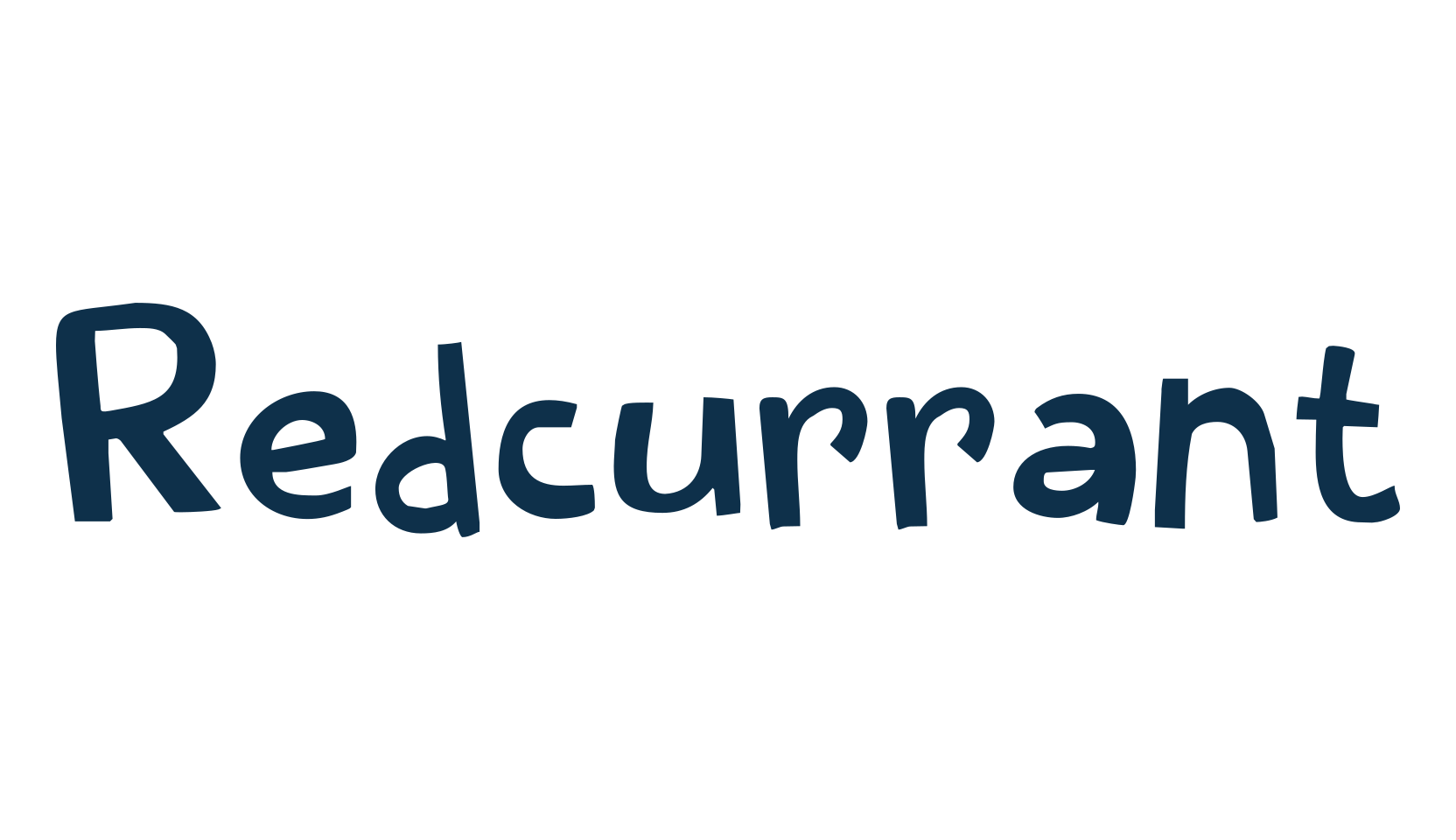 Redcurrant, fancy cartoon decorative font preview