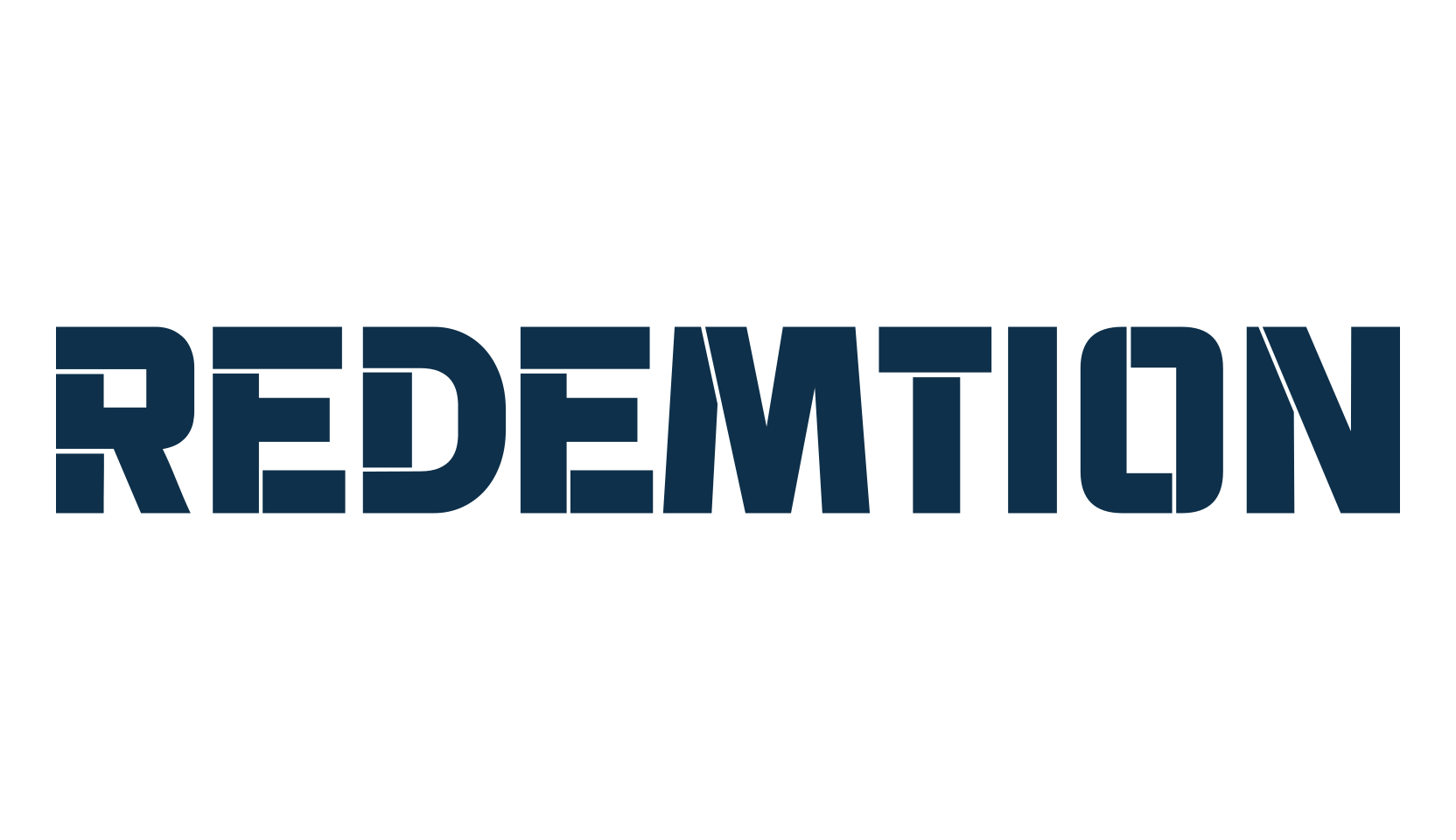 Redemtion, fancy stencil, army decorative font preview