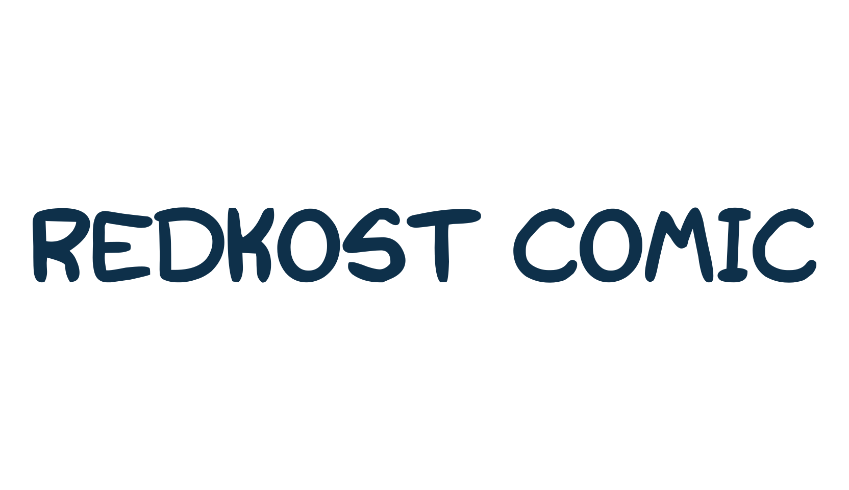 Redkost Comic, cartoon font preview