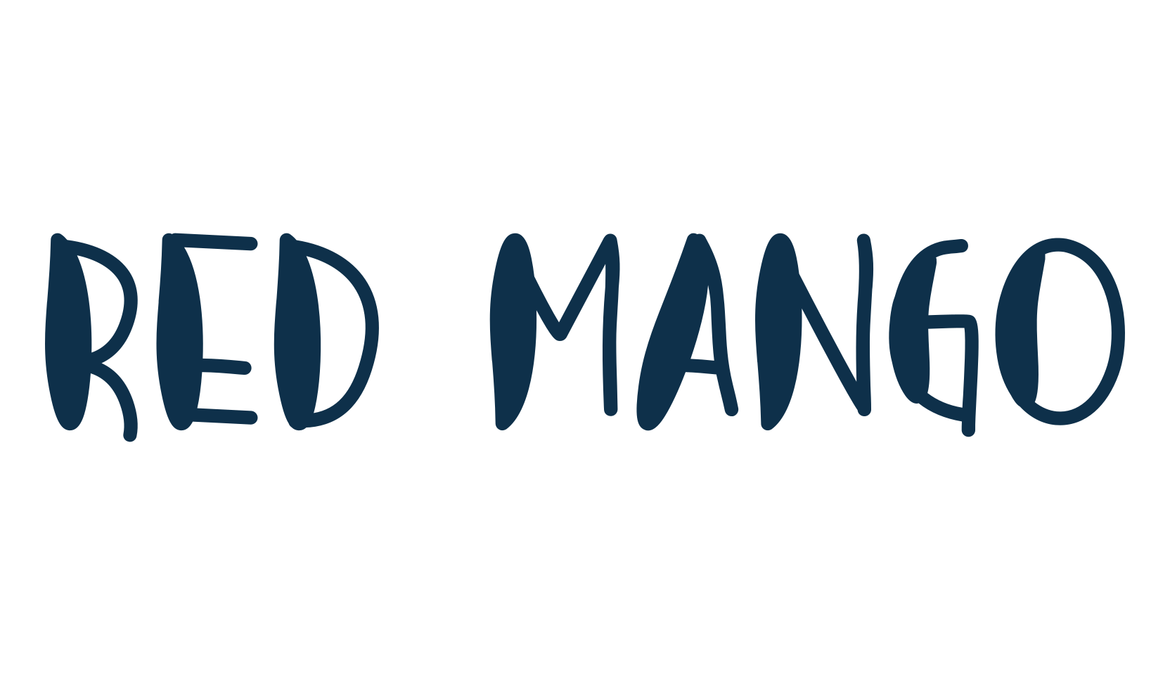Red Mango, fancy decorative font preview