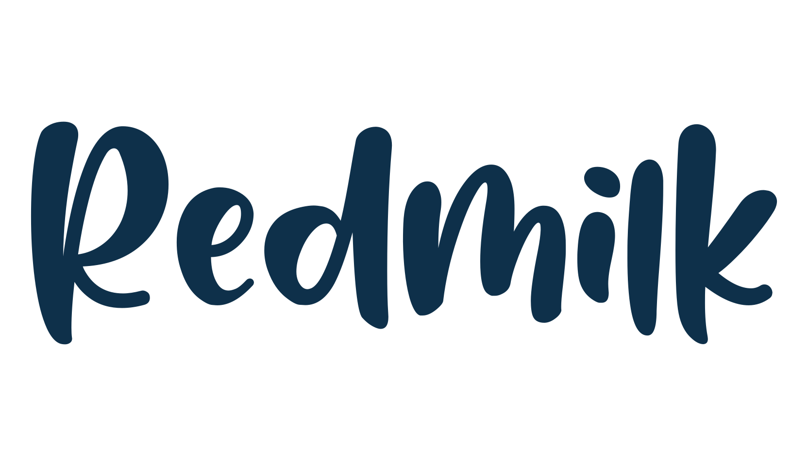 Redmilk, fancy decorative font preview
