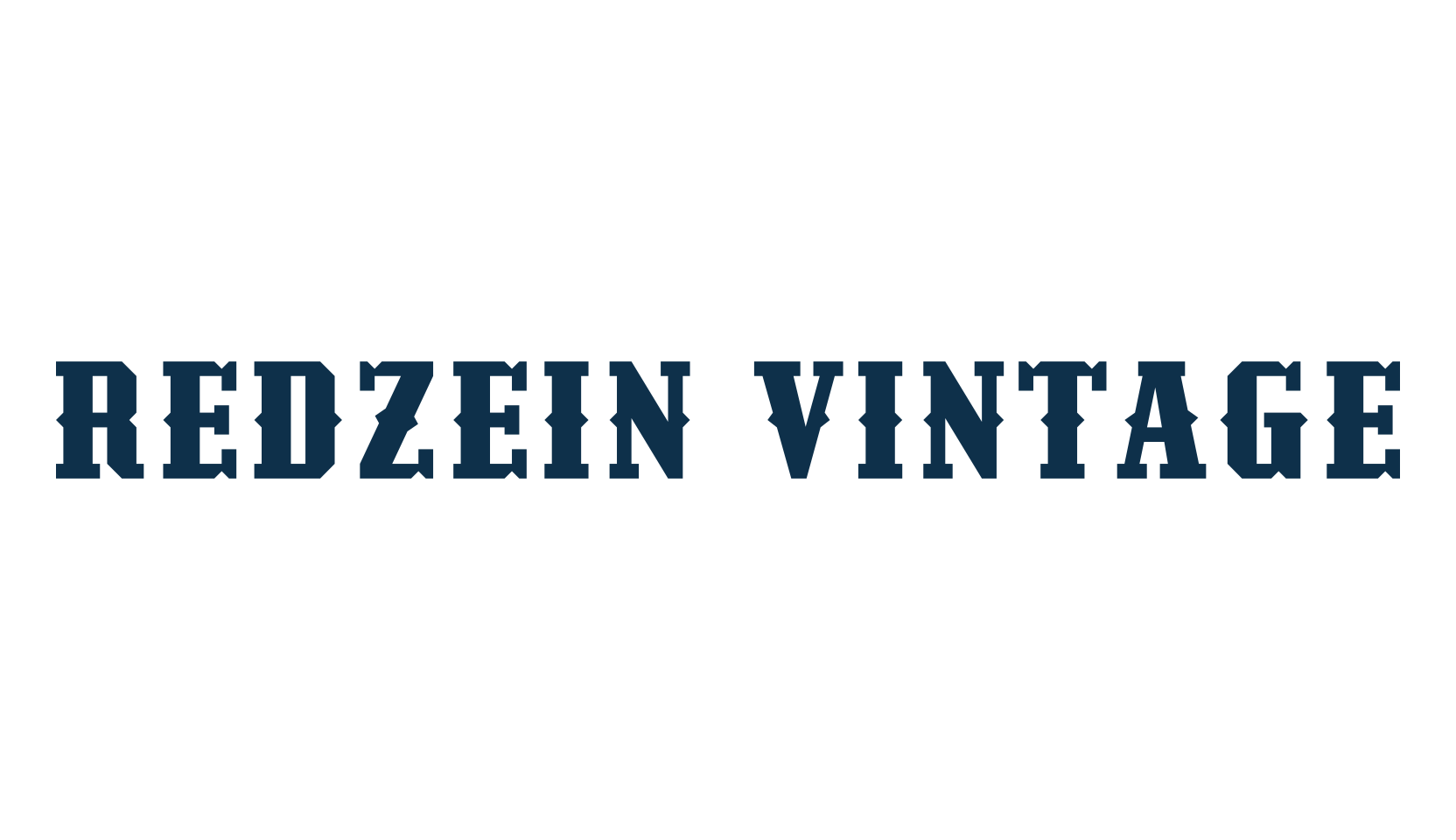 Redzein Vintage, fancy western decorative font preview