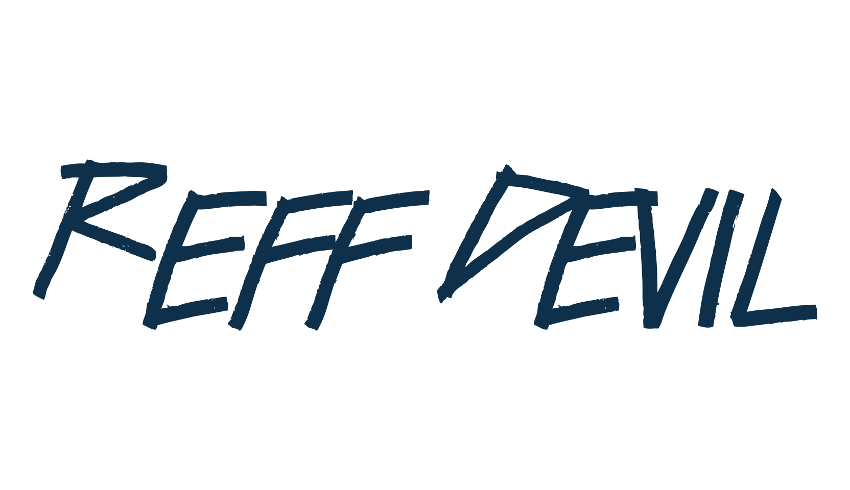 Reff Devil, handwriting font preview