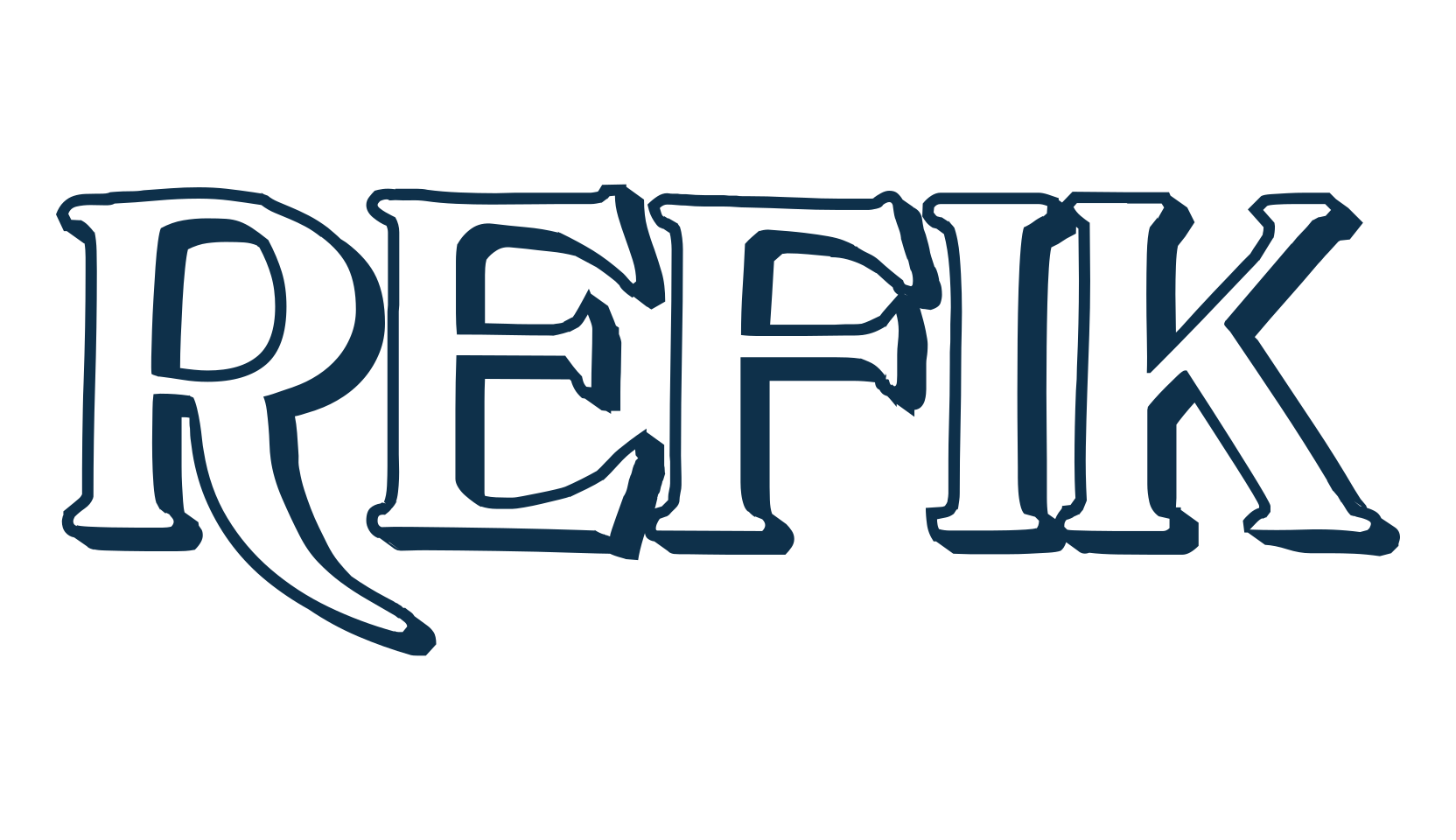 Refik, fancy various decorative font preview