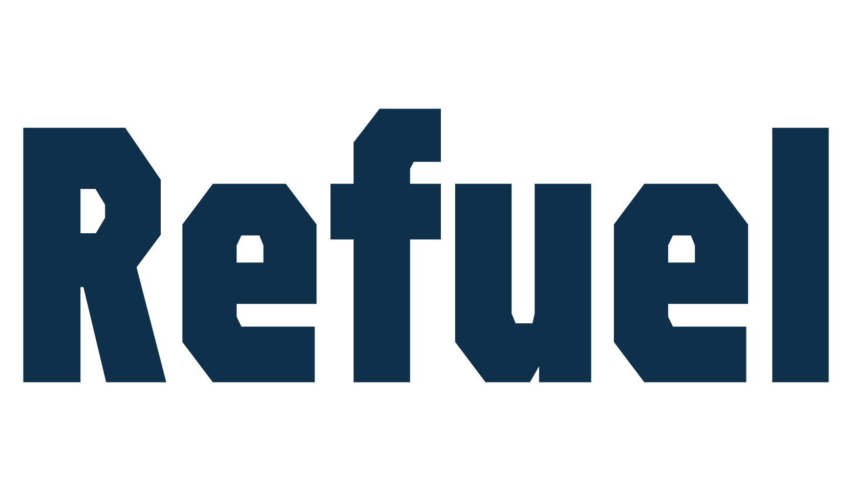 Refuel, techno square sci-fi font preview