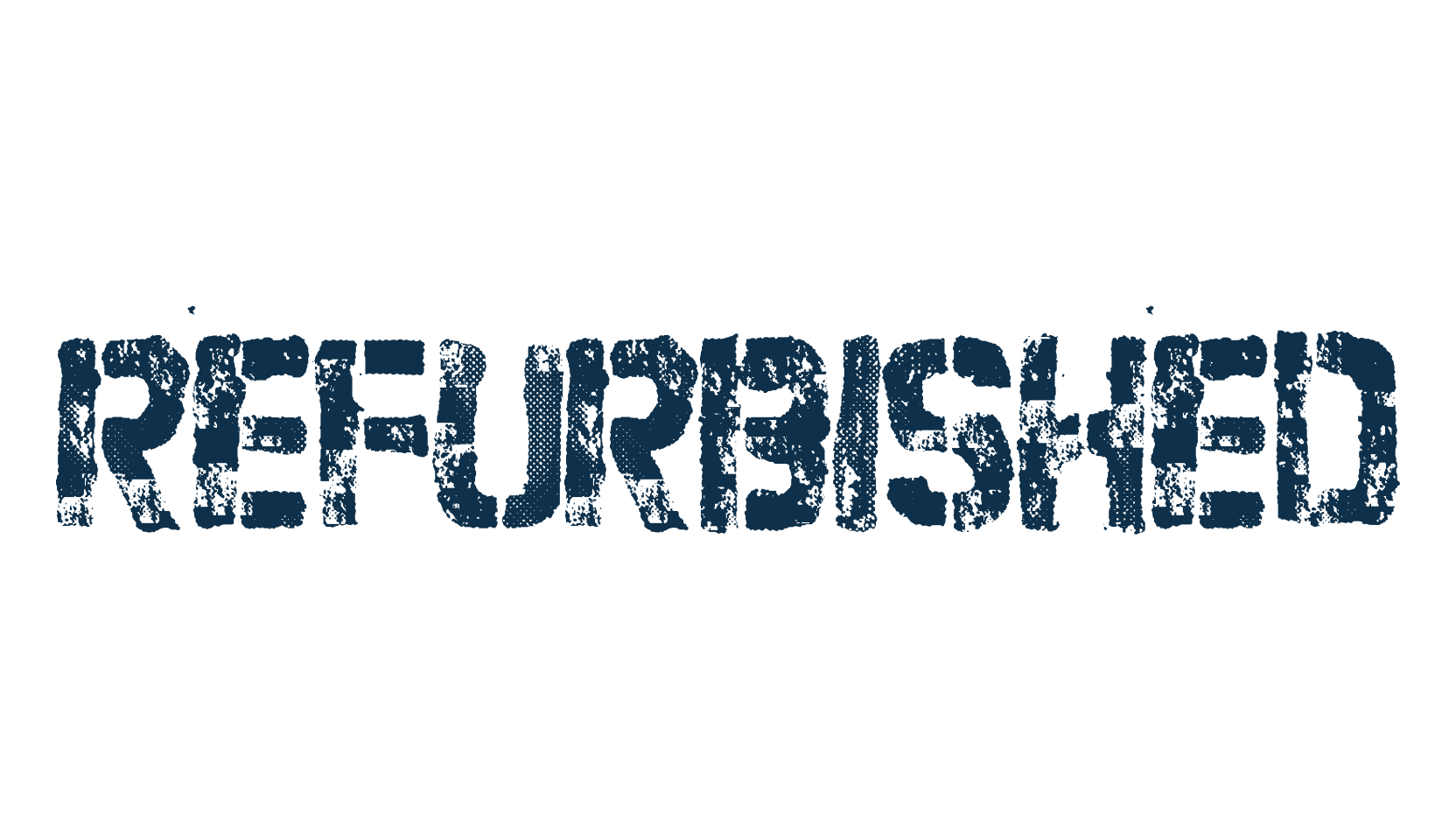 Refurbished, stencil, army font preview