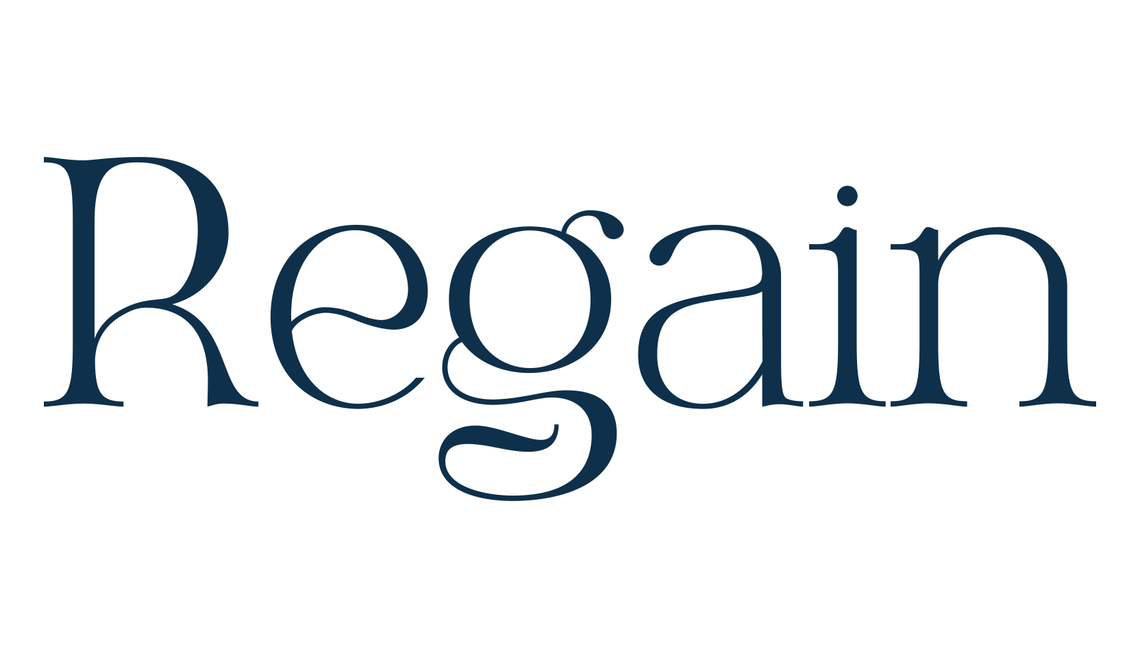 Regain, fancy retro decorative font preview