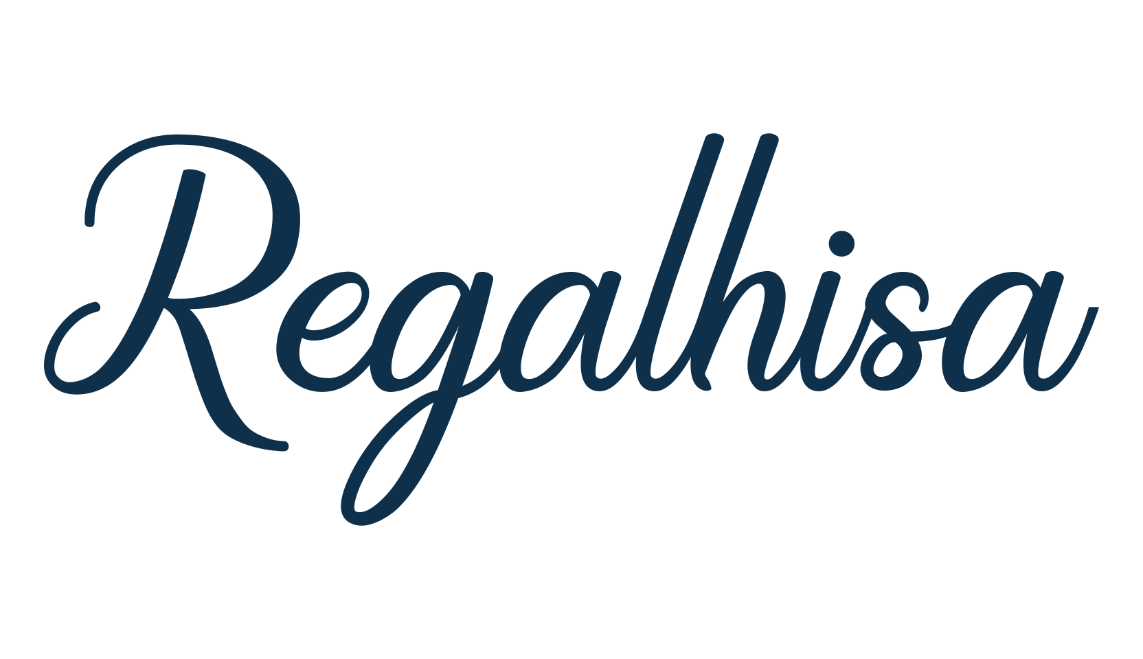 Regalhisa, script calligraphy fancy decorative font preview