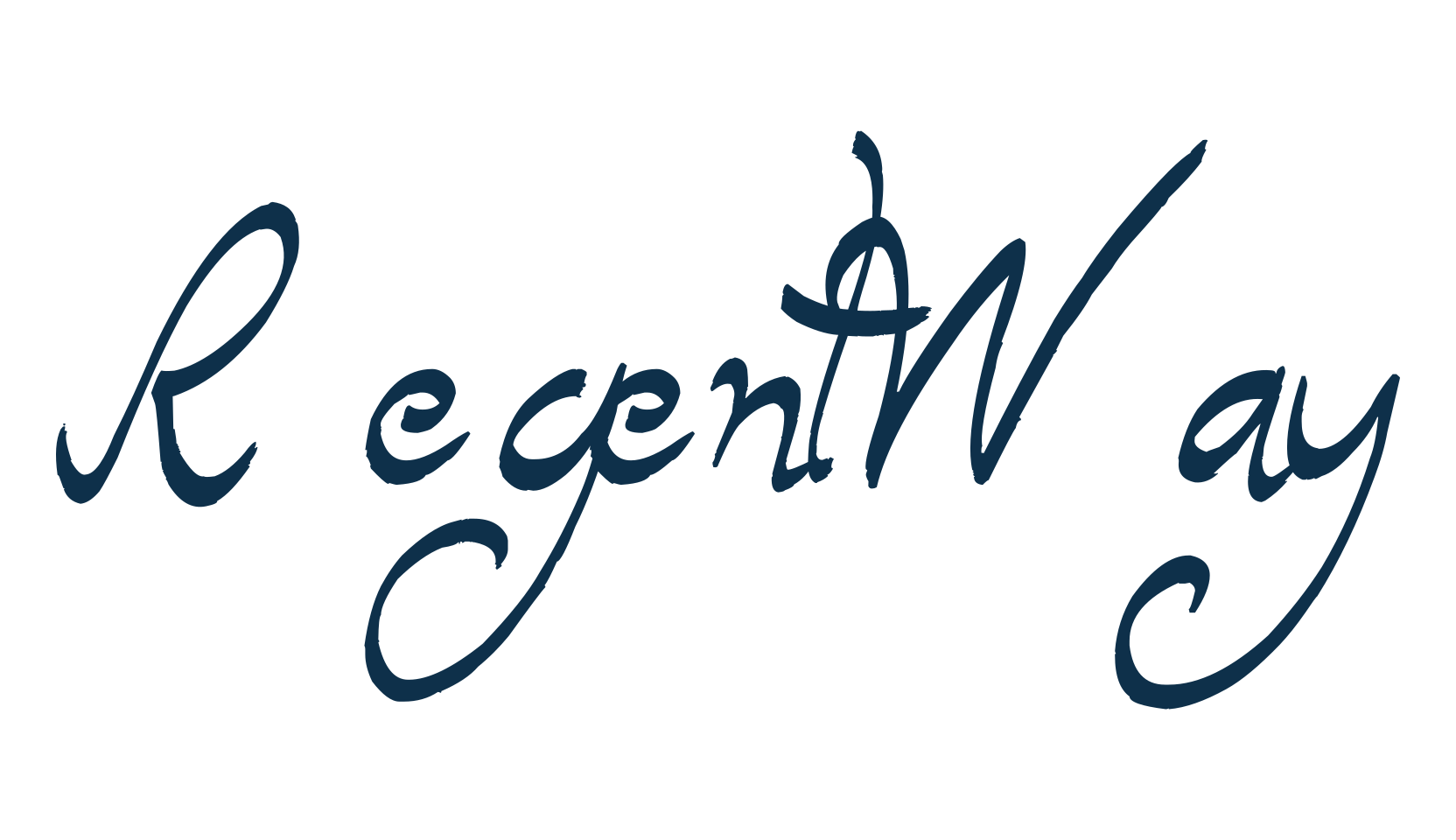 Regent Way, fancy various decorative script calligraphy font preview