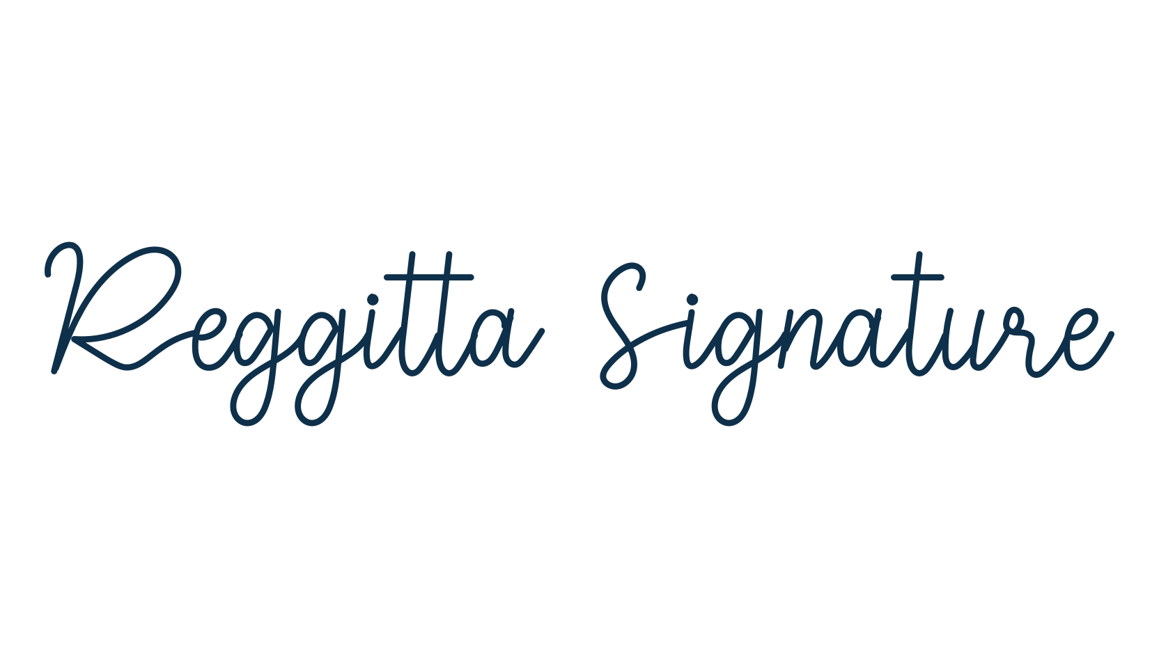 Reggitta Signature, script handwritten fancy decorative calligraphy font preview