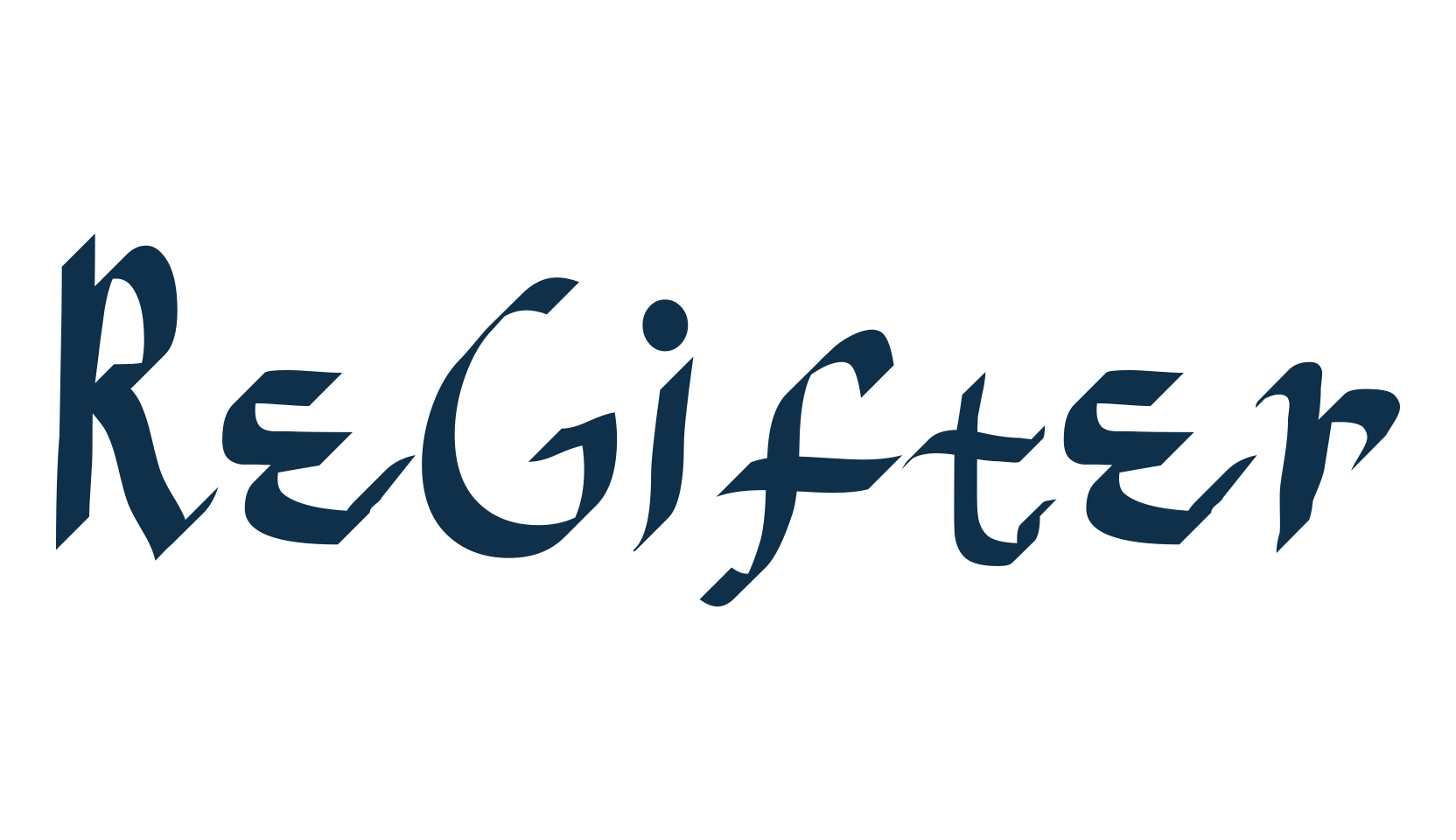 ReGifter, fancy various decorative script calligraphy font preview