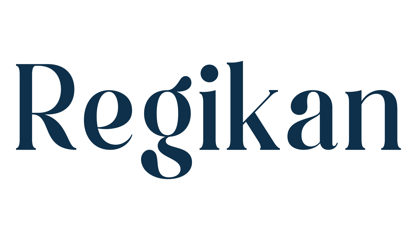 Regikan, basic serif font preview