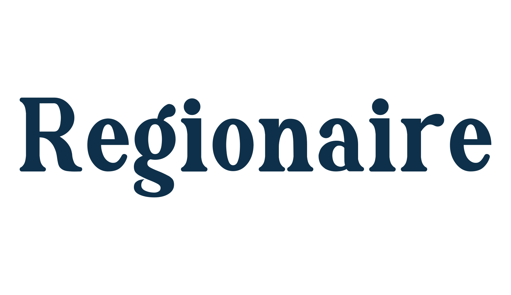 Regionaire, serif font preview