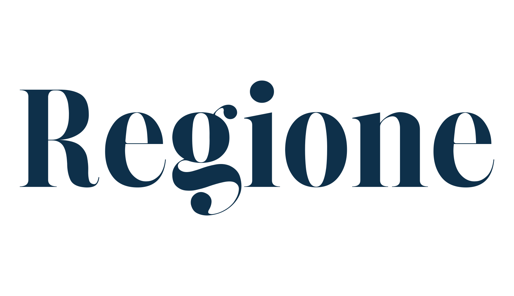 Regione, serif font preview