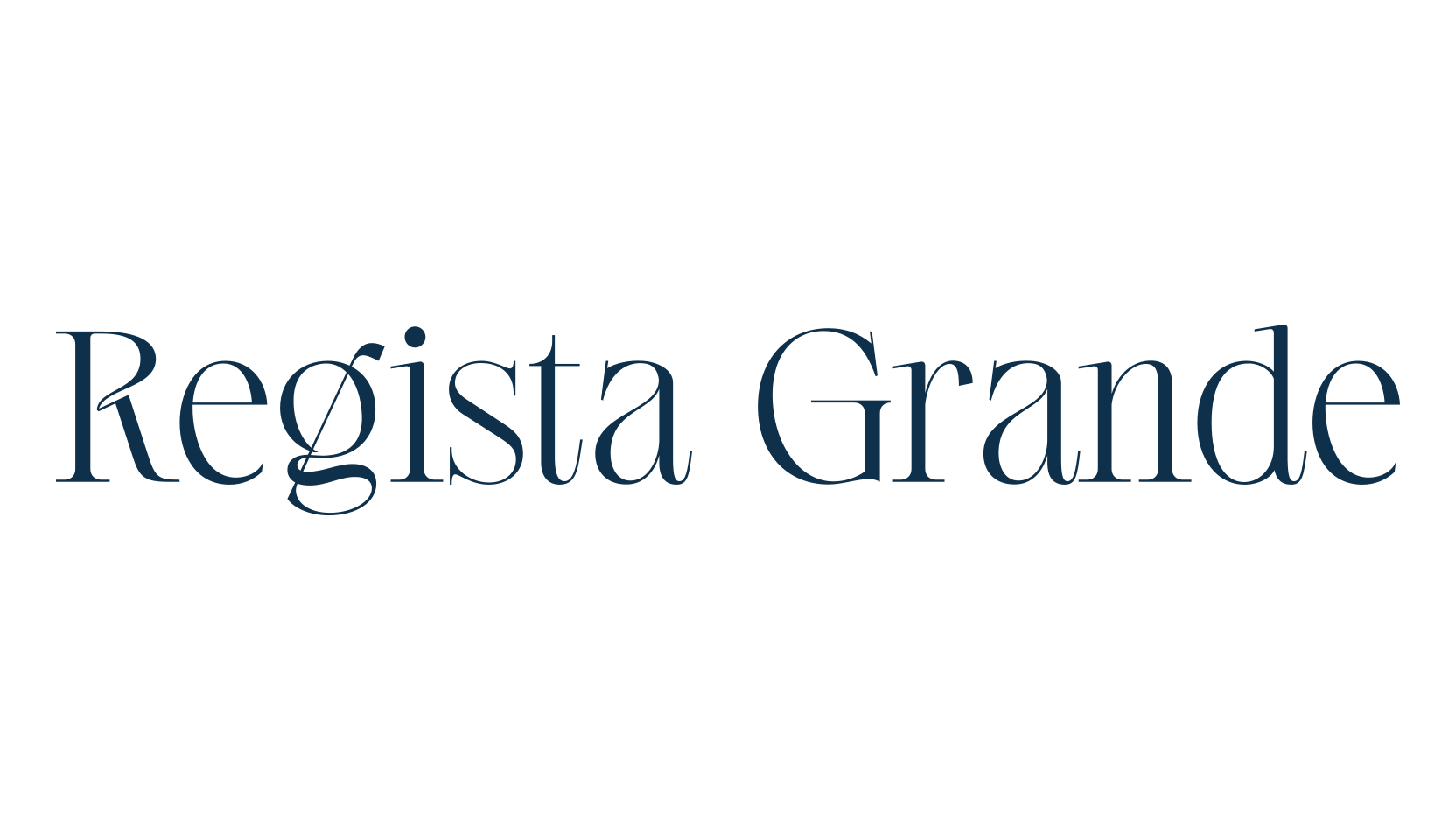 Regista Grande, basic serif font preview