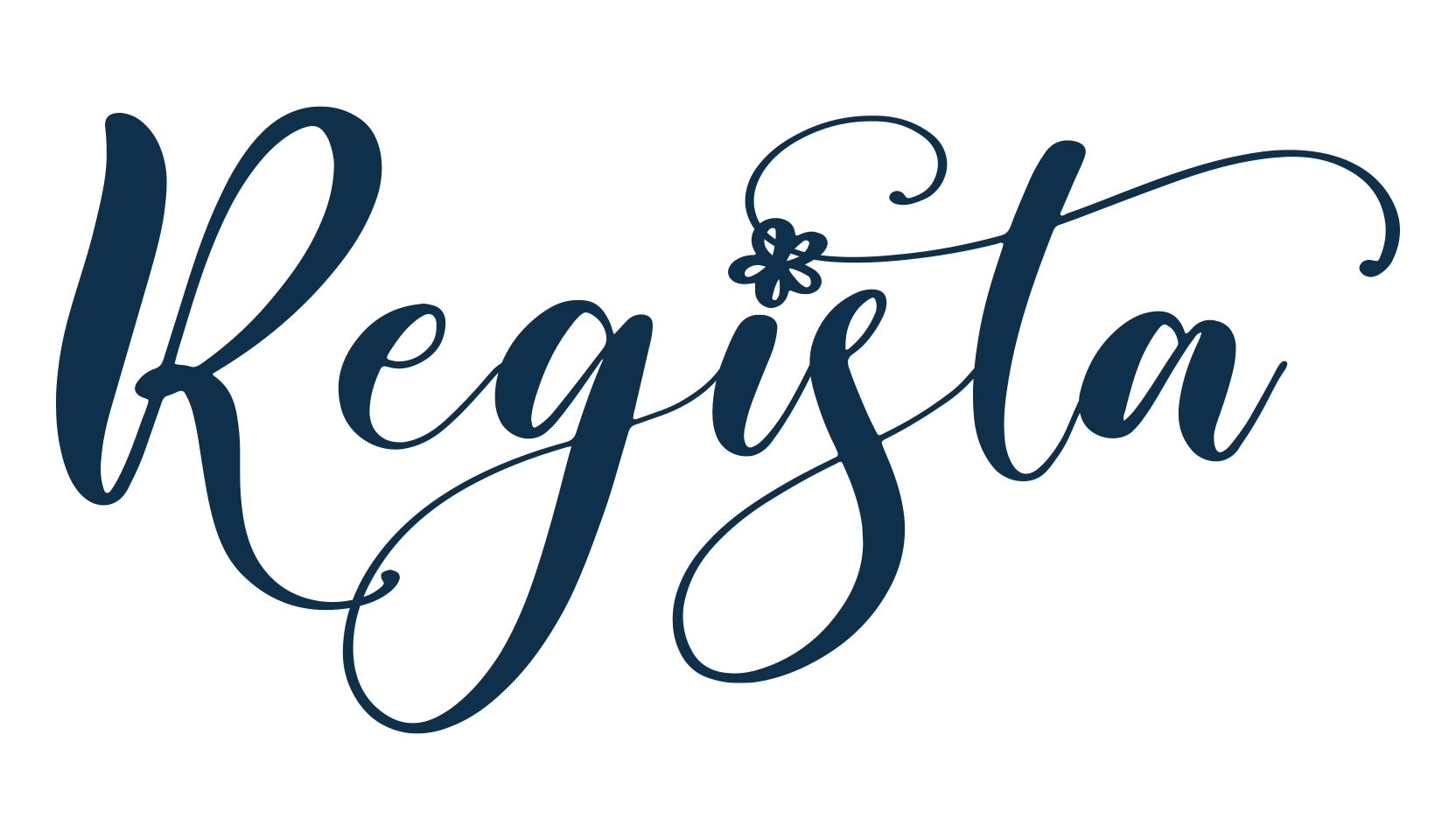 Regista, script calligraphy fancy decorative font preview
