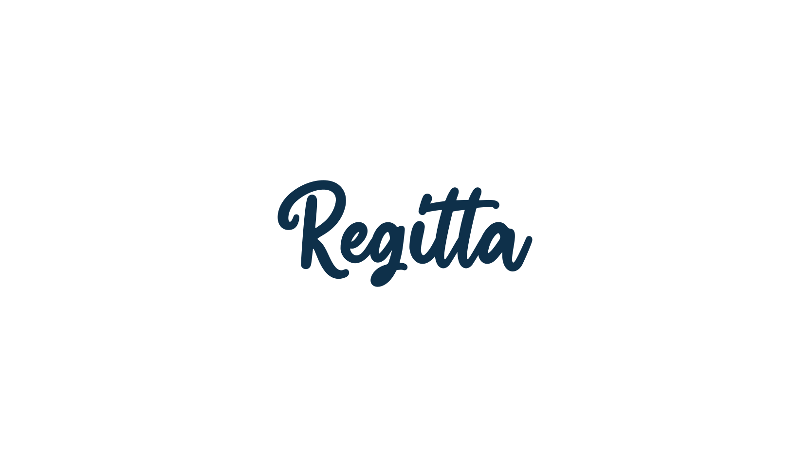 Regitta (regitta), script handwritten fancy decorative calligraphy font preview