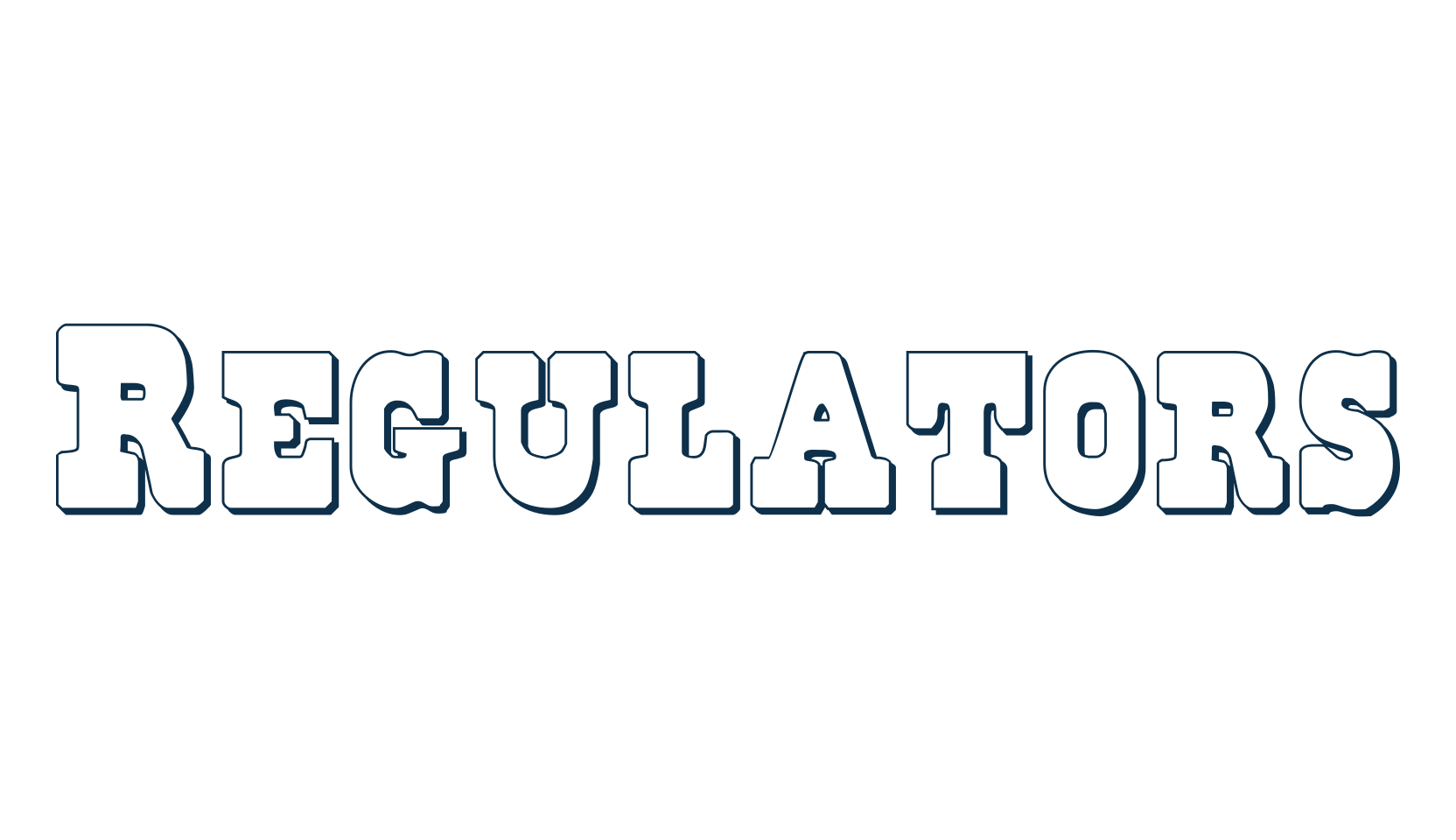Regulators, fancy western decorative font preview