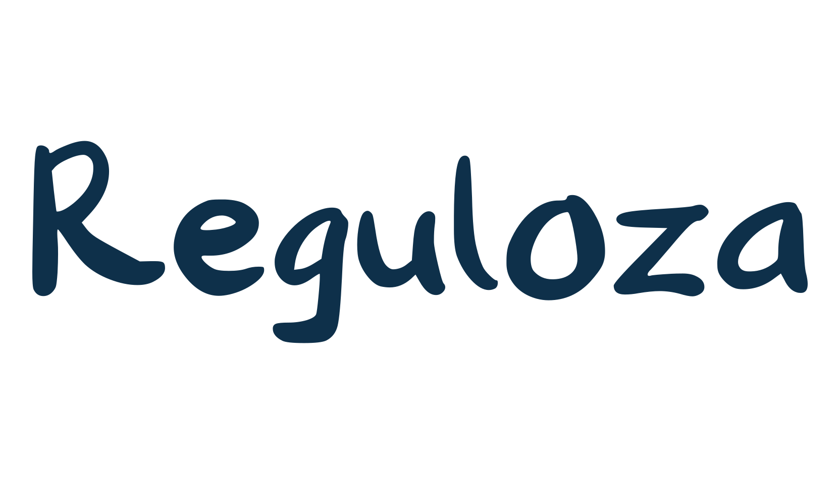 Reguloza, handwriting font preview
