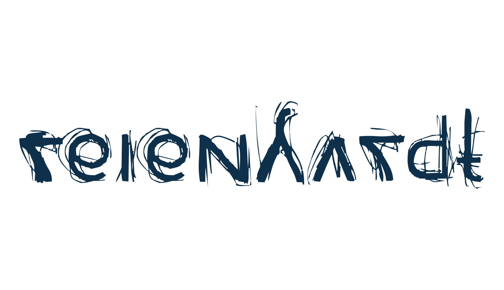 Reienhardt, trash font preview