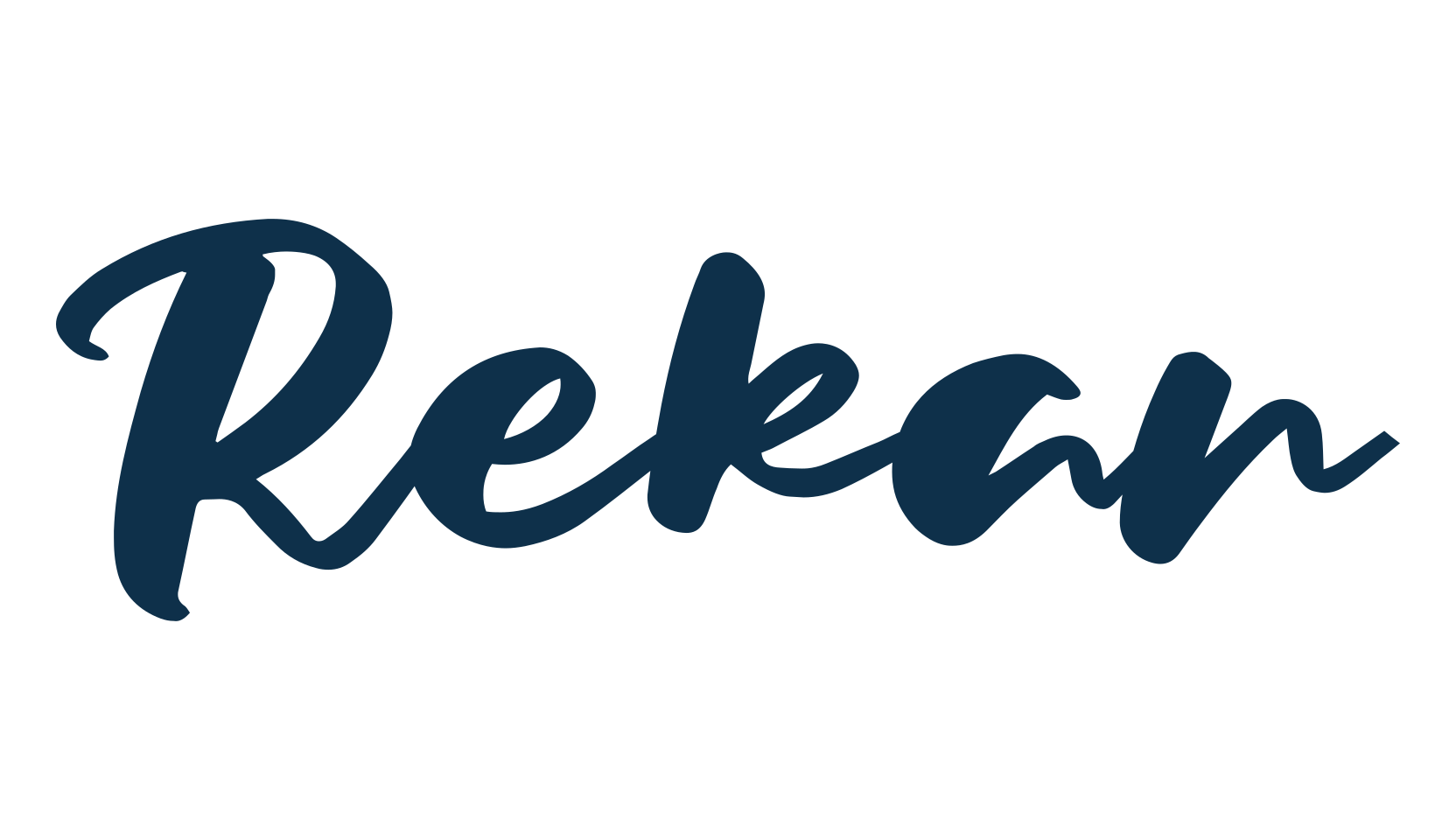 Rekan, script brush fancy decorative calligraphy font preview