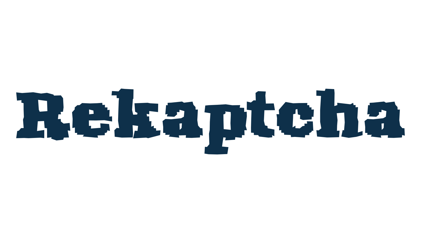 Rekaptcha, eroded font preview