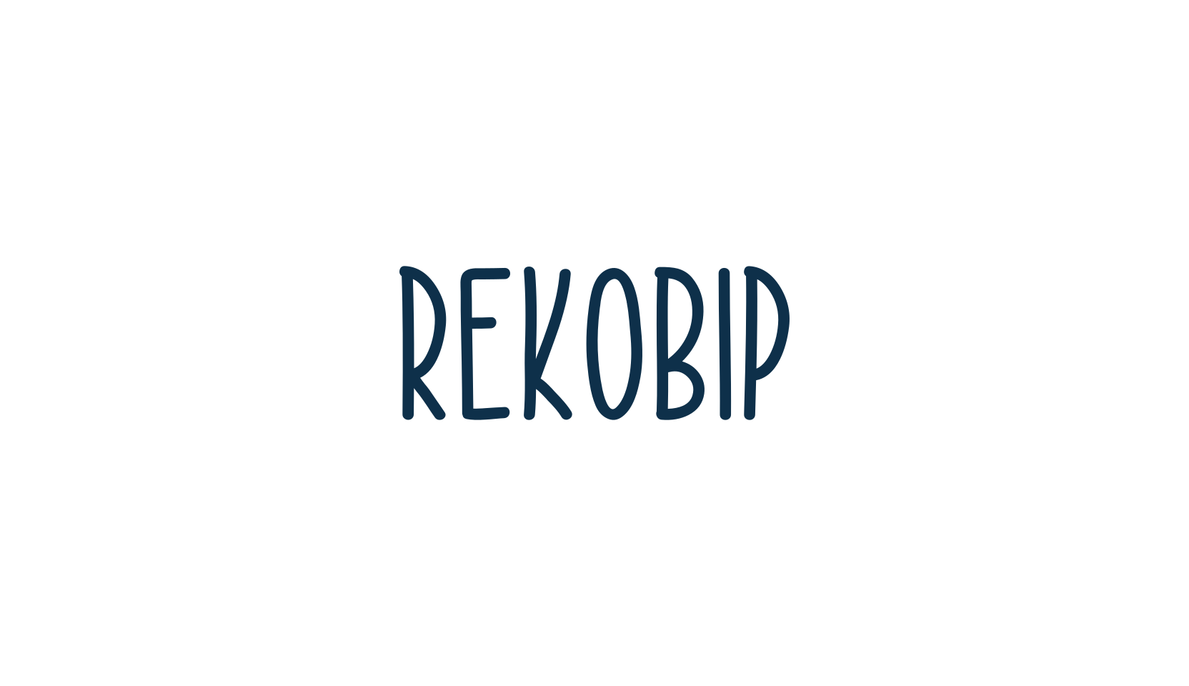 Rekobip, script handwritten fancy decorative calligraphy font preview