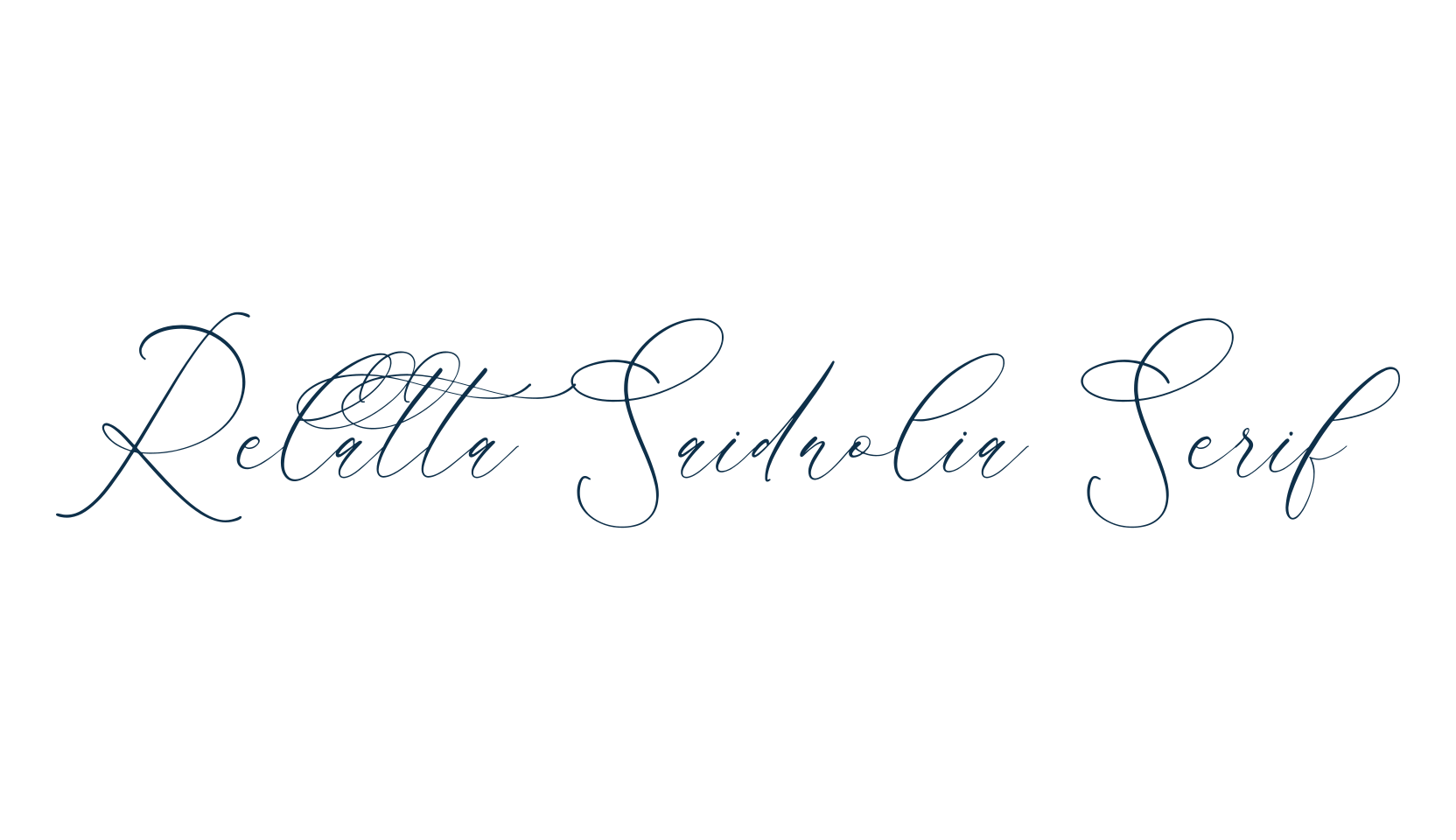 Relatta Saidnolia Serif, basic serif font preview