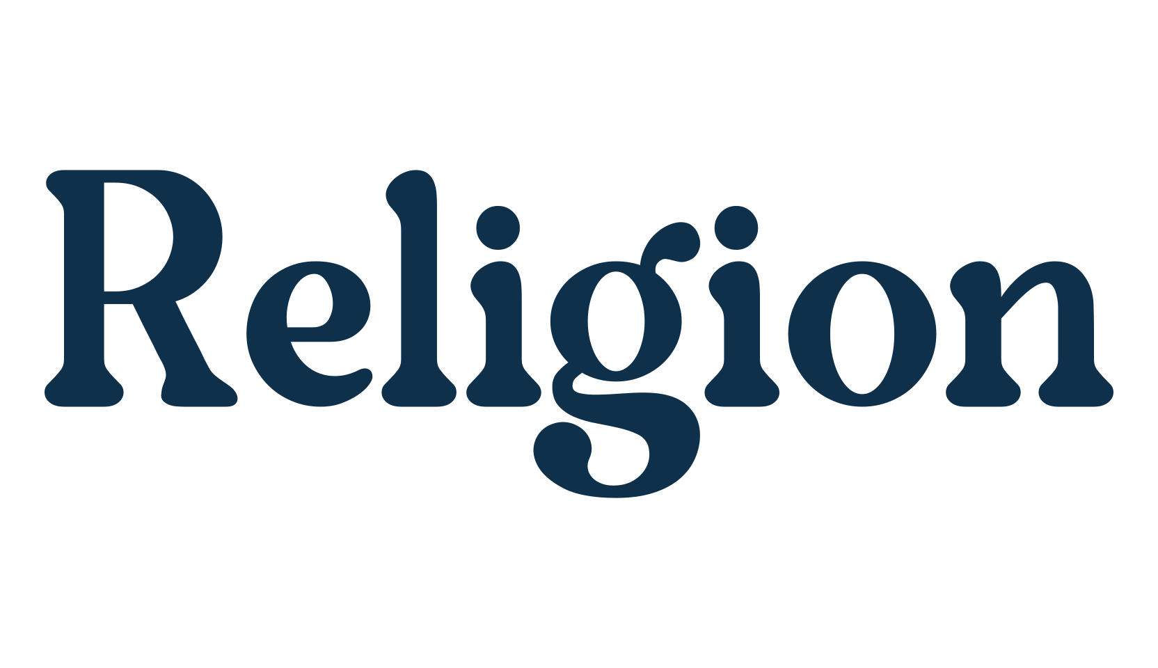 Religion, serif font preview