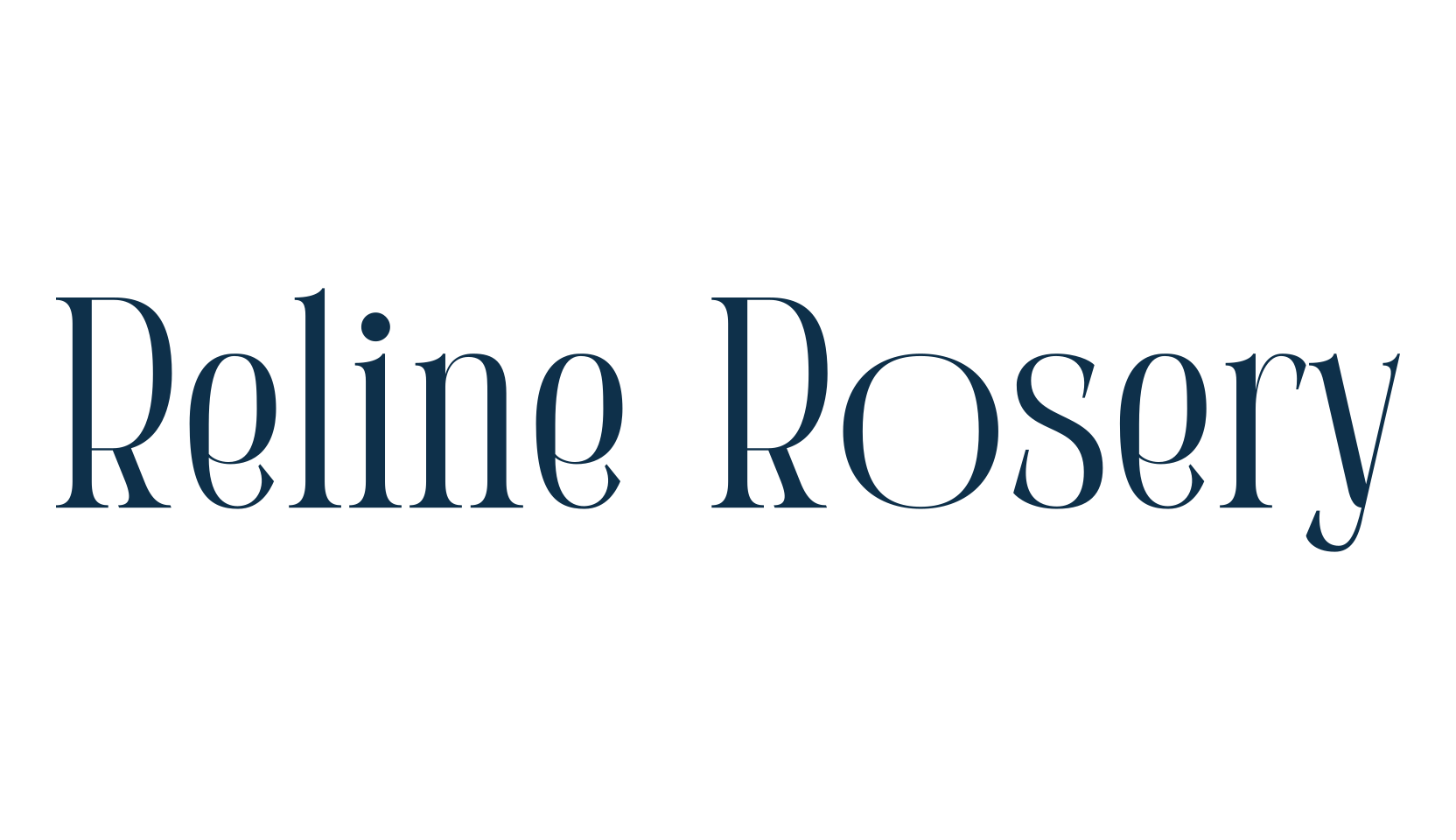 Reline Rosery, basic serif font preview
