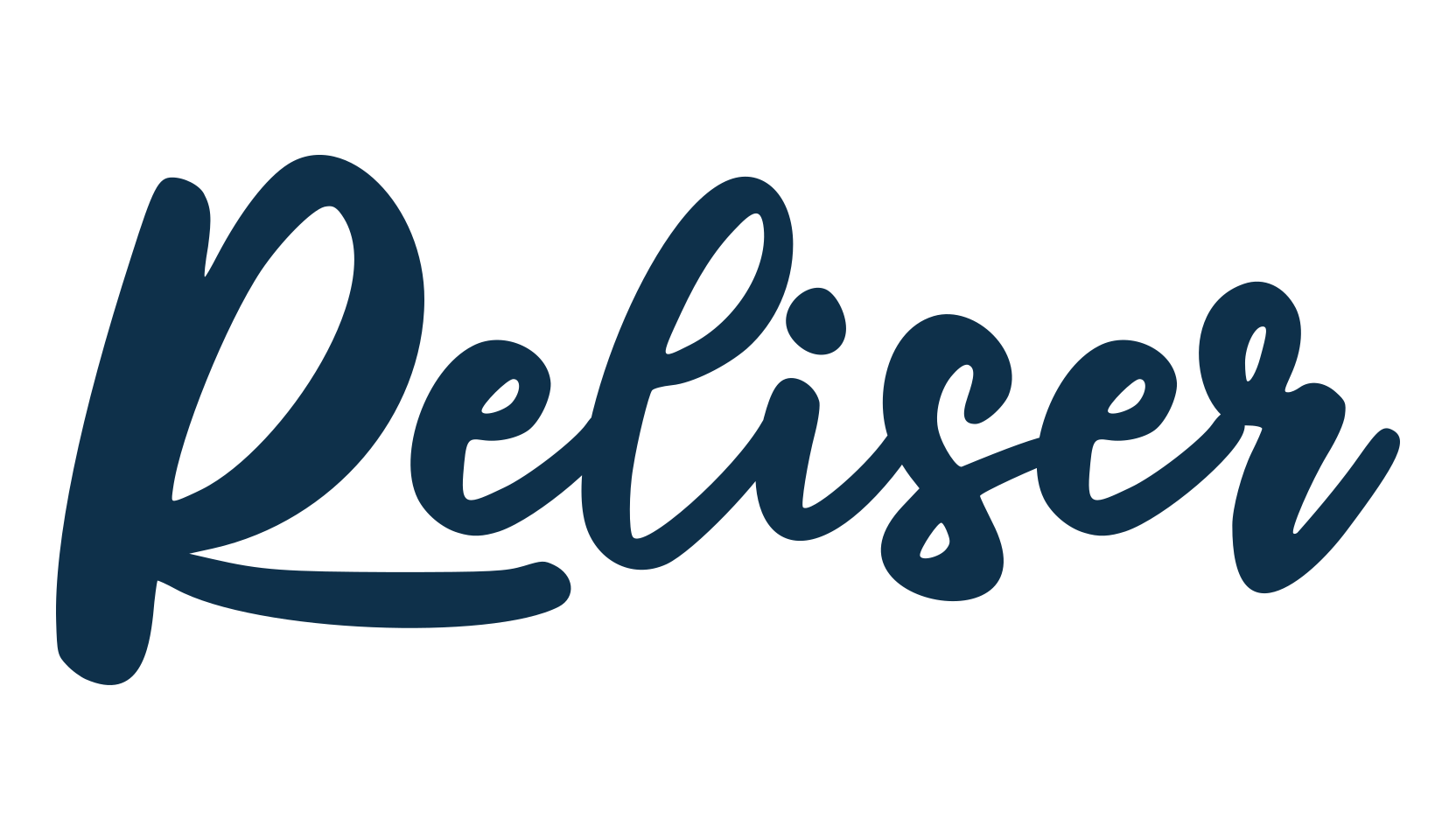 Reliser, handwriting font preview