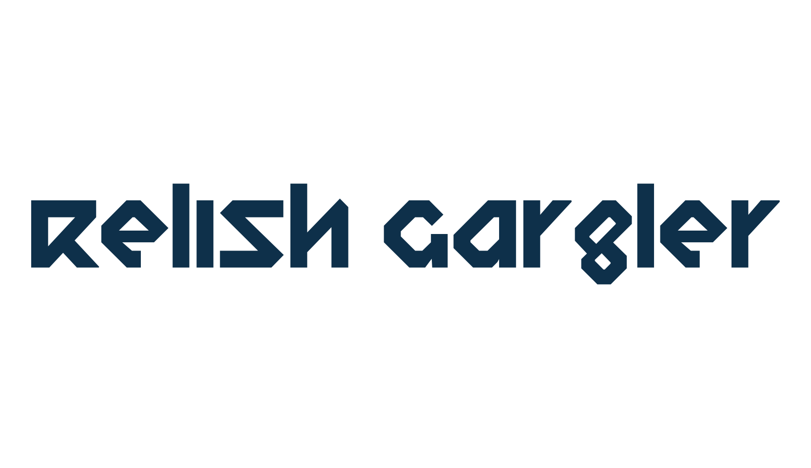 Relish Gargler, fancy various techno sci-fi font preview