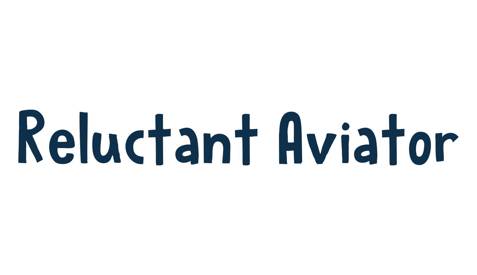 Reluctant Aviator, fancy cartoon decorative comic font preview
