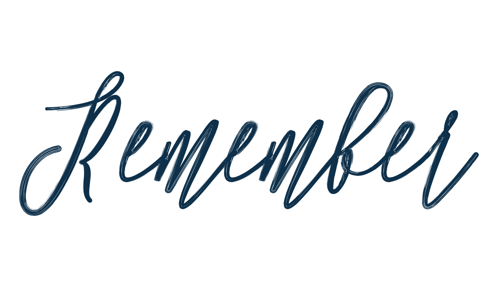 Remember (remember-2), script brush fancy decorative calligraphy font preview