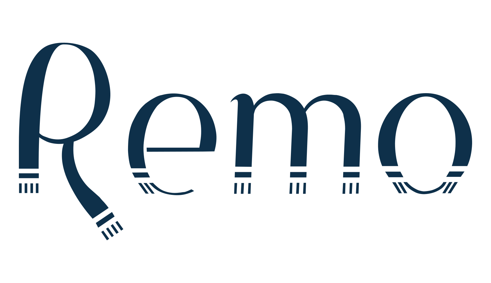Remo, fancy decorative font preview