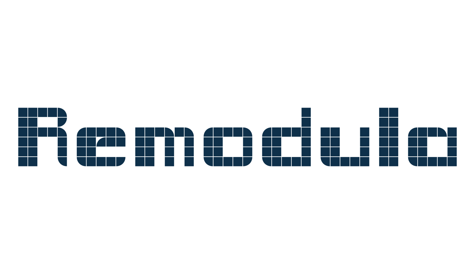 Remodula, fancy various techno sci-fi font preview