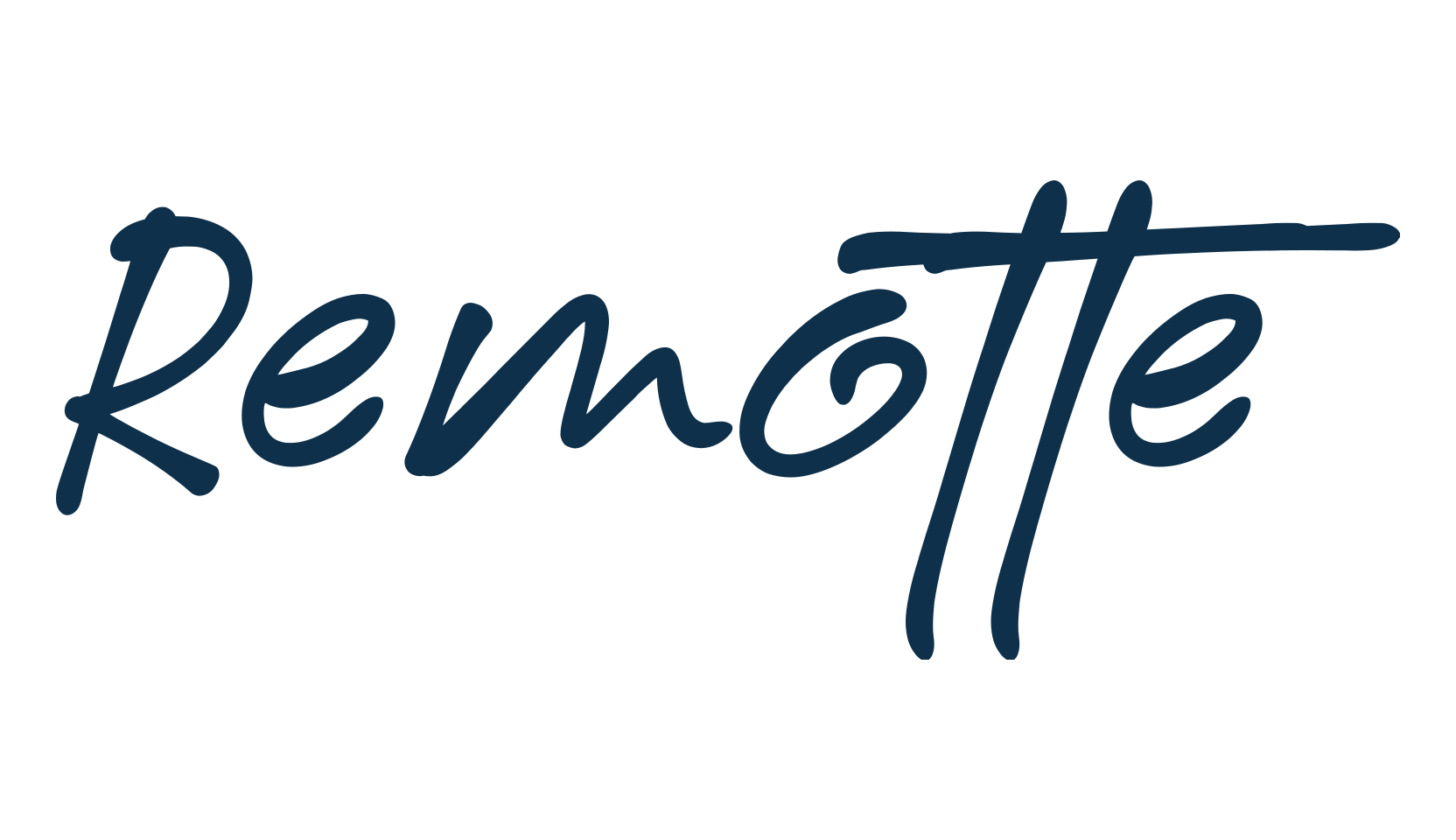Remotte, script handwritten fancy decorative calligraphy font preview