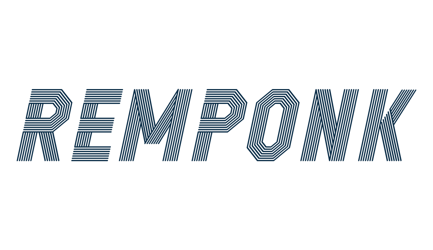 Remponk, fancy various decorative font preview